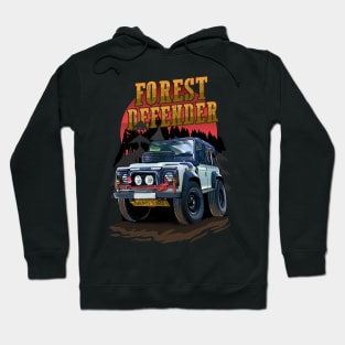 Land Rover Defender Going Offroad Hoodie